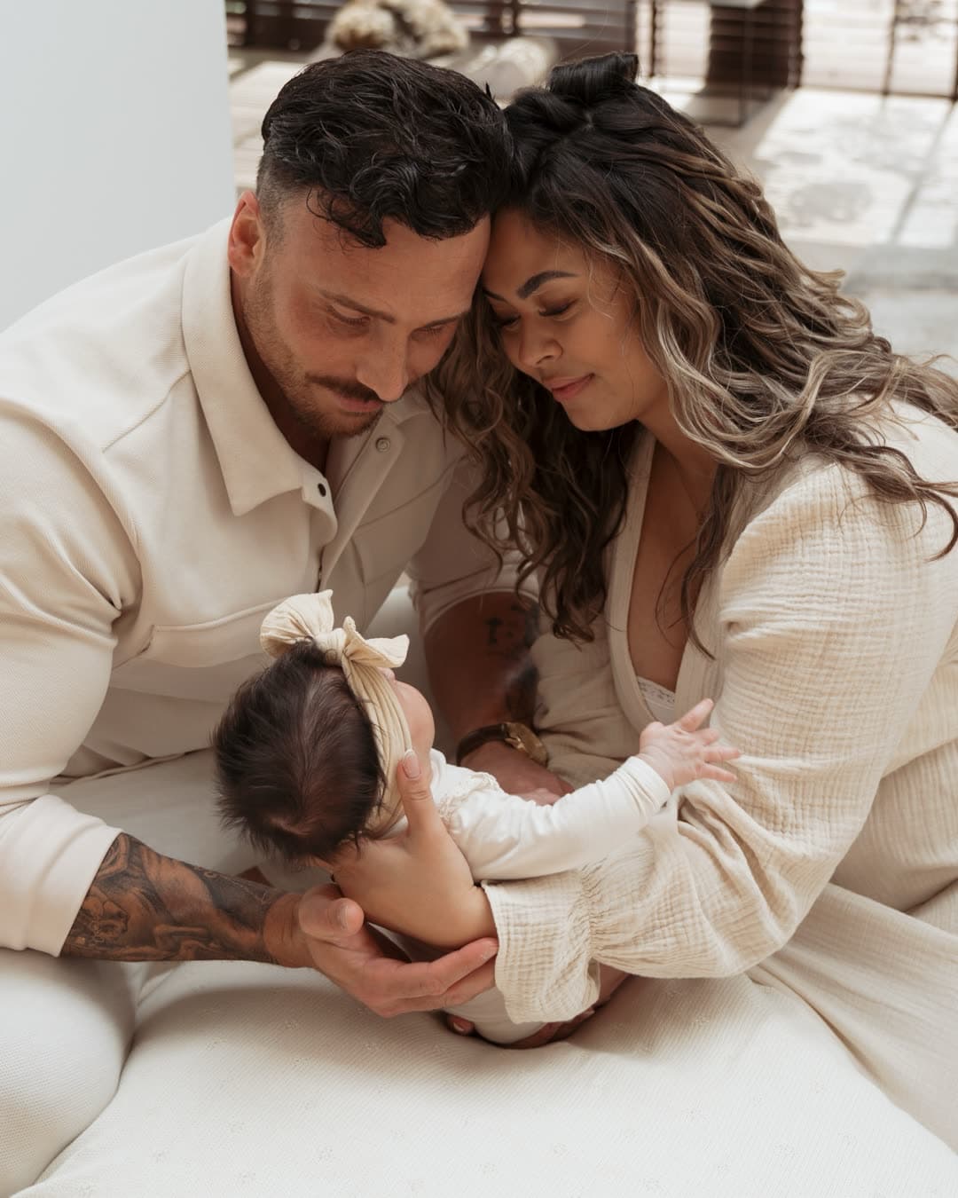 Newborn shoot with the family